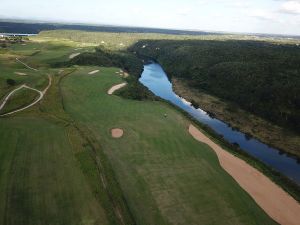 Casa De Campo (Dye Fore) Chavon Aerial 1st Hole